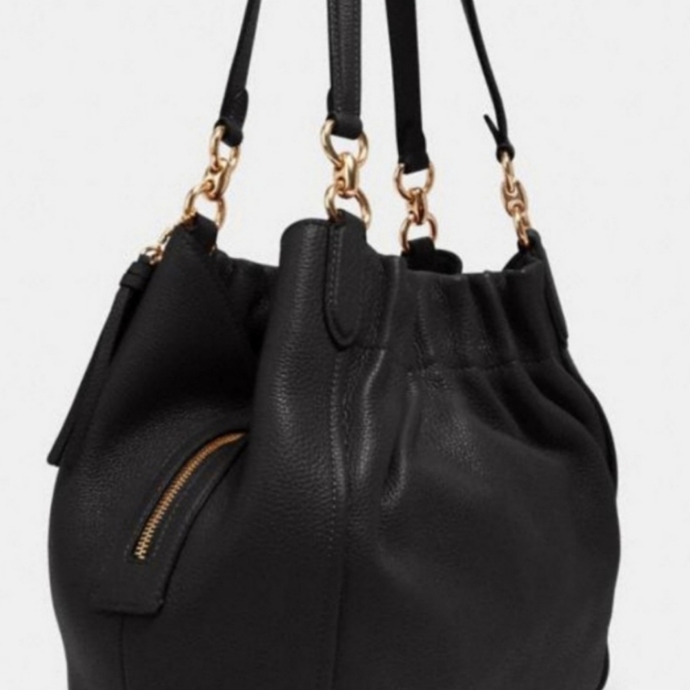 Coach Maya Shoulder Bag Black Gem